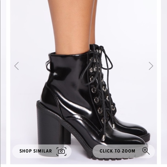 BRAND NEW Black lace boots - Picture 3 of 3